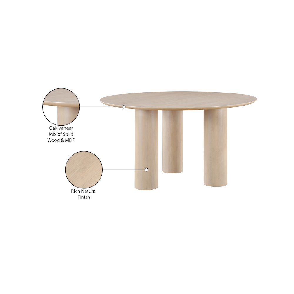 Colosseum Natural Dining Table. Picture 6