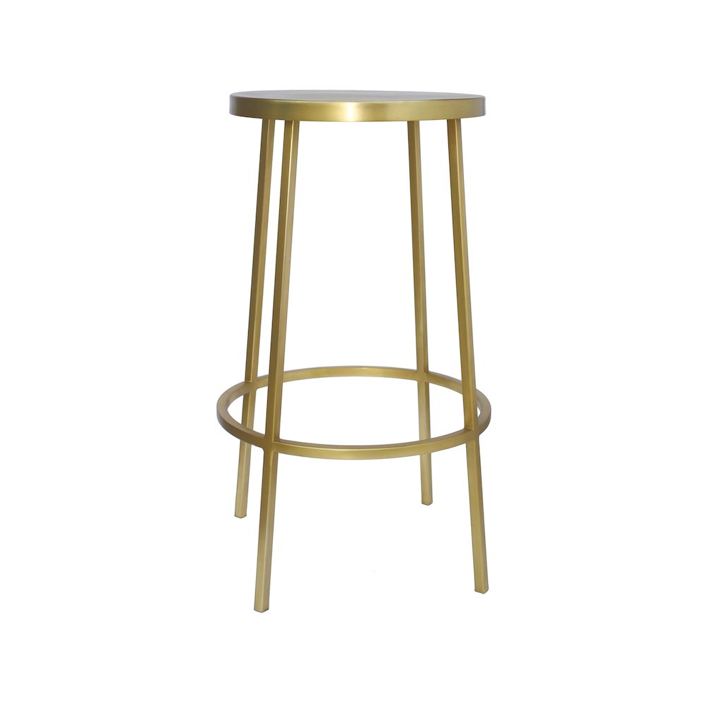 Tyson Gold Iron Counter Stool. Picture 2