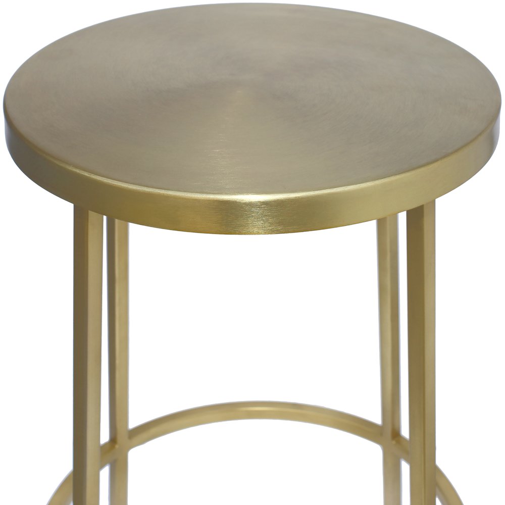 Tyson Gold Iron Counter Stool. Picture 3