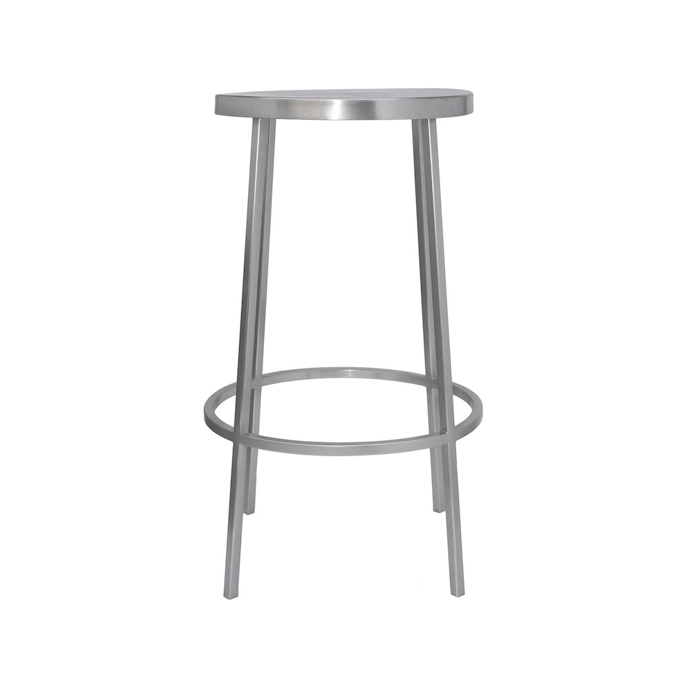 Tyson Silver Iron Counter Stool. Picture 2