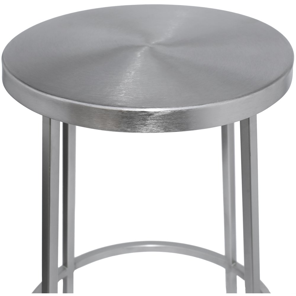 Tyson Silver Iron Counter Stool. Picture 3