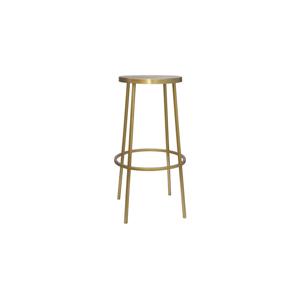 Tyson Gold Iron Bar Stool. Picture 2