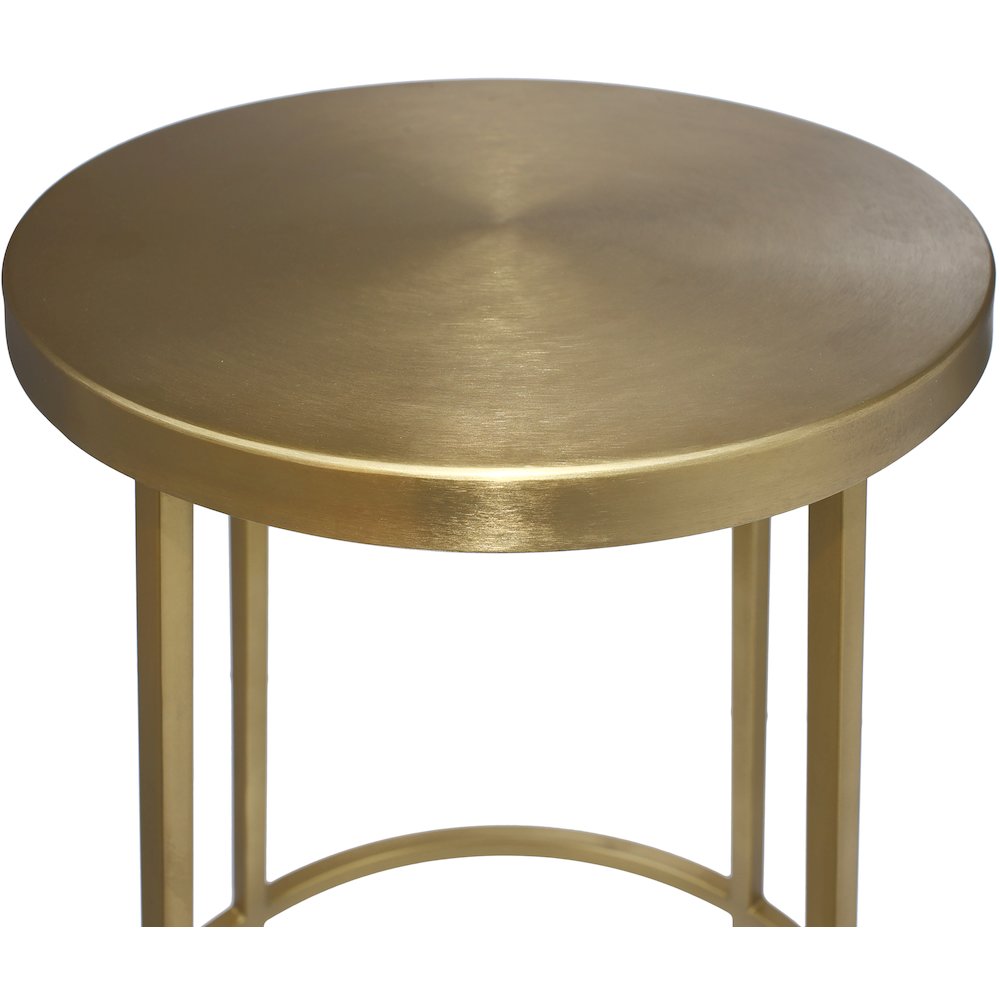 Tyson Gold Iron Bar Stool. Picture 3