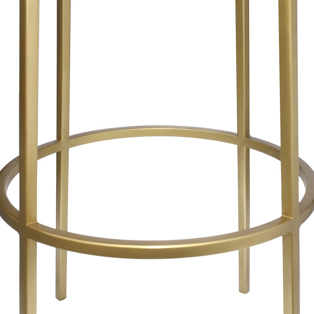 Tyson Gold Iron Bar Stool. Picture 4