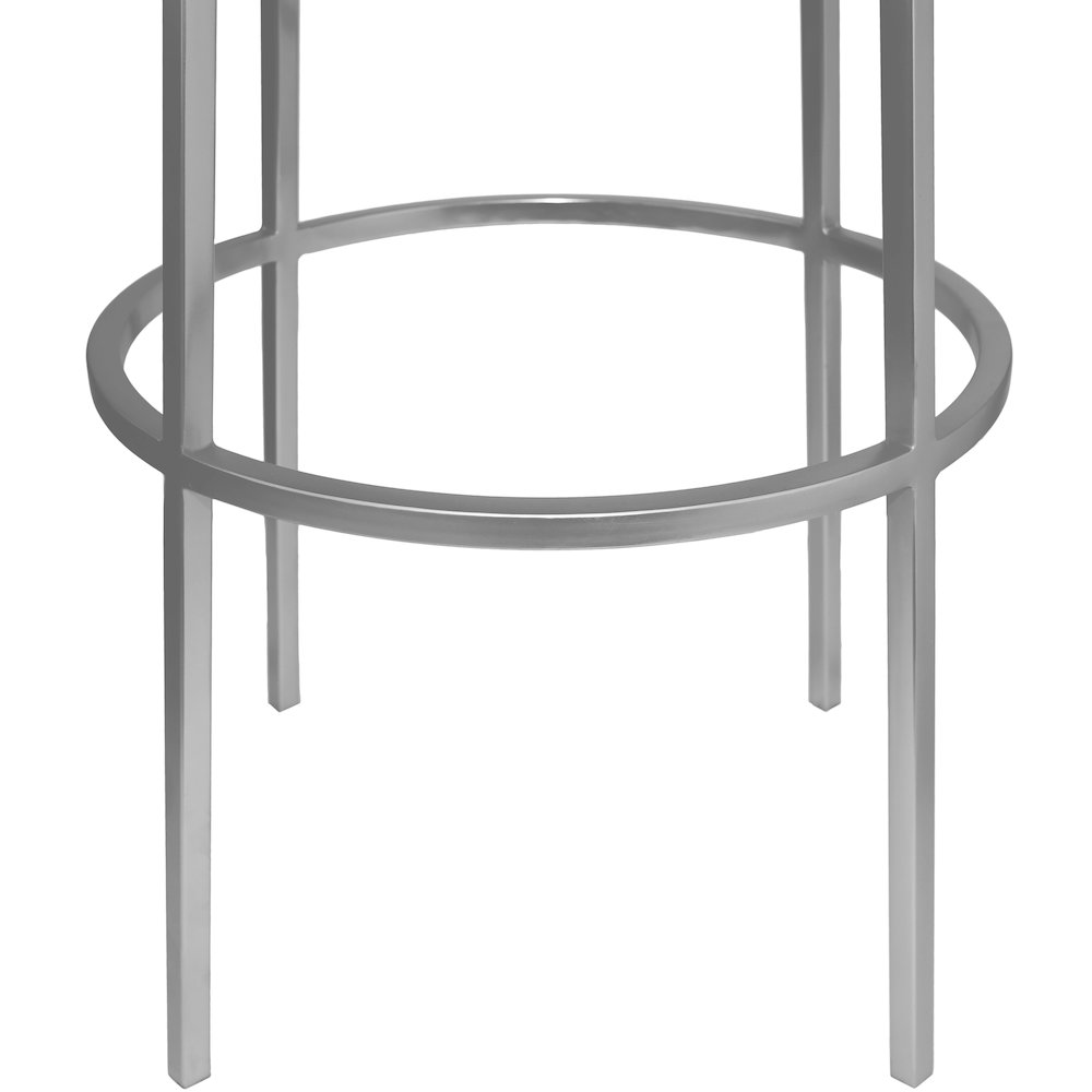 Tyson Silver Iron Bar Stool. Picture 4
