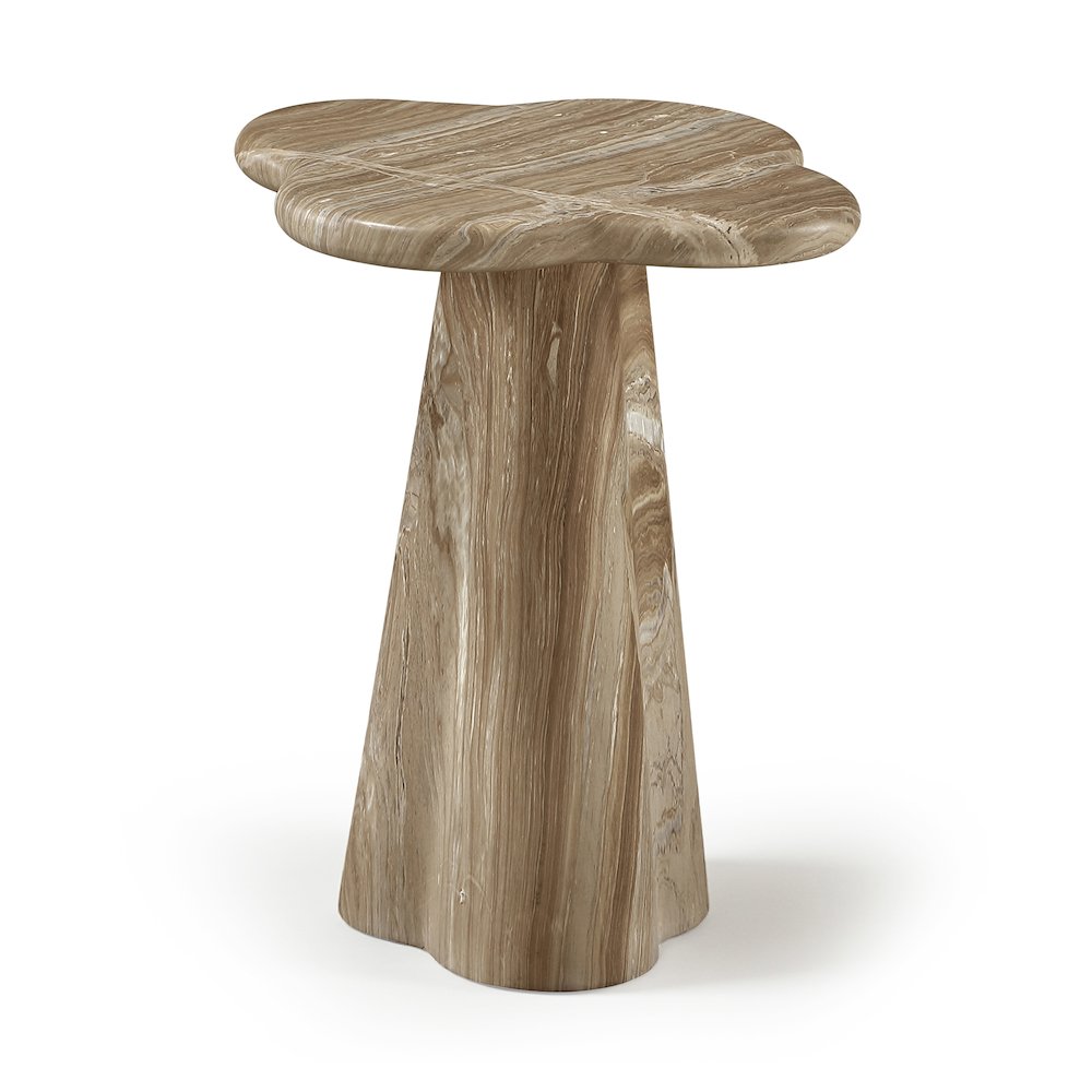 Nola Beige Concrete Indoor/Outdoor End Table. Picture 1