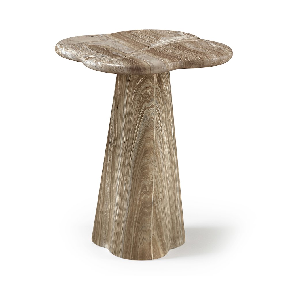 Nola Beige Concrete Indoor/Outdoor End Table. Picture 1