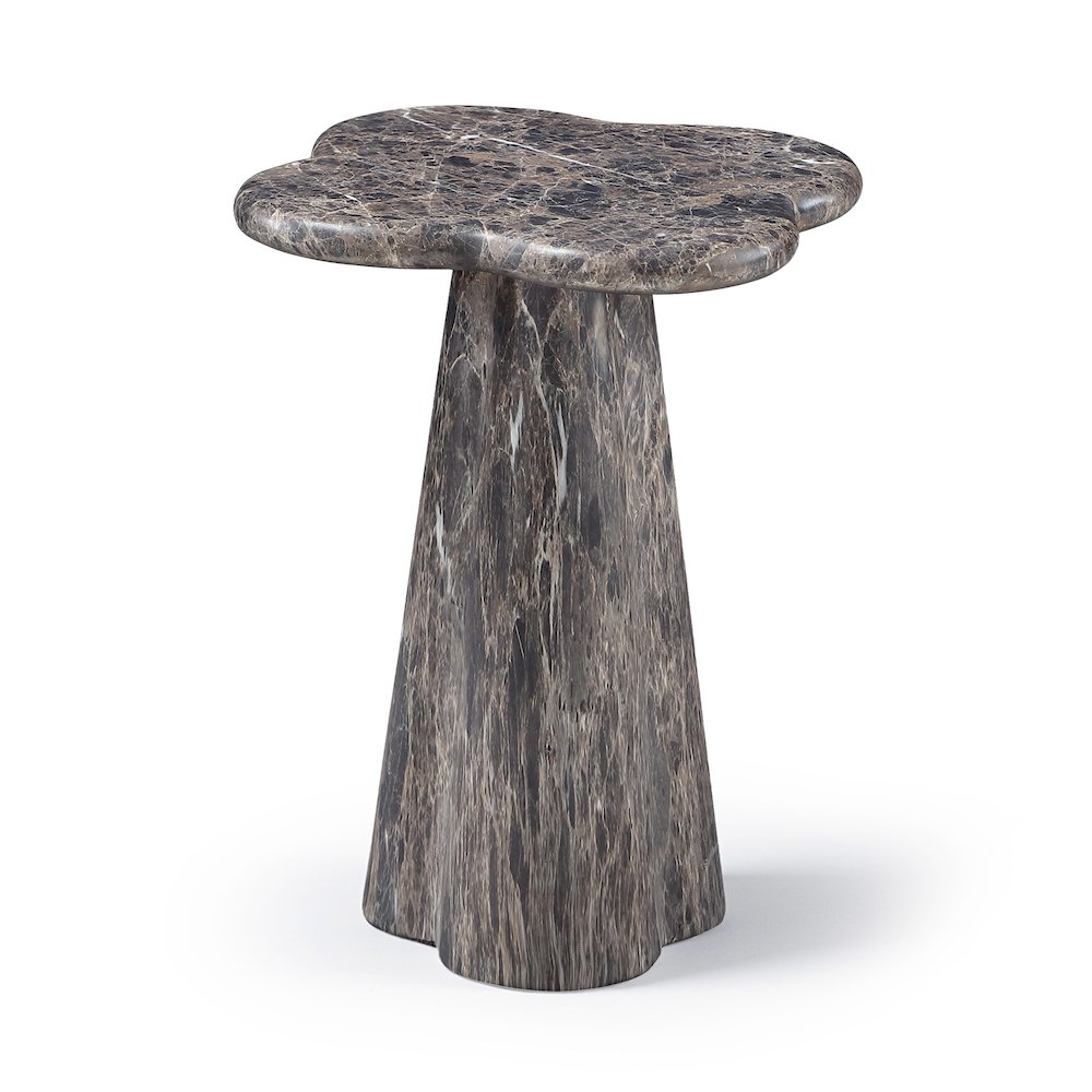 Nola Brown Concrete Indoor/Outdoor End Table. Picture 1