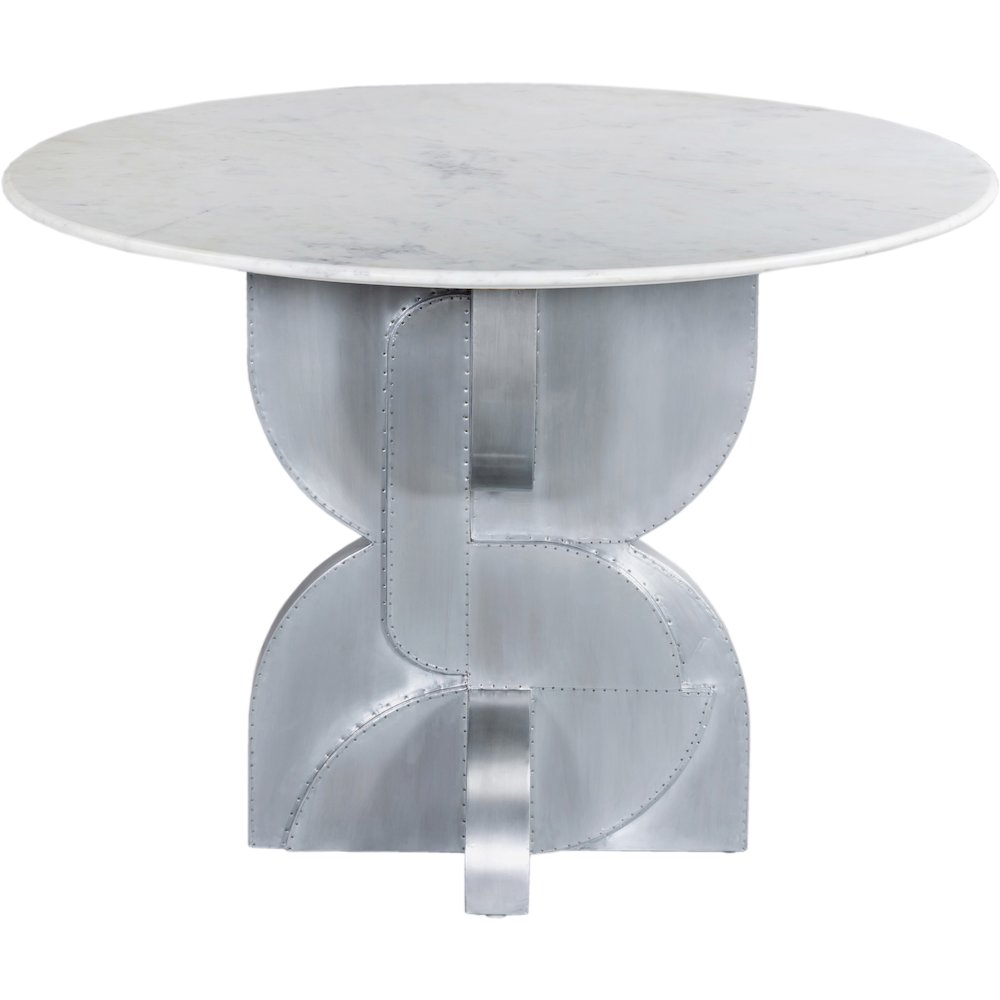 Alden White Dining Table. Picture 2