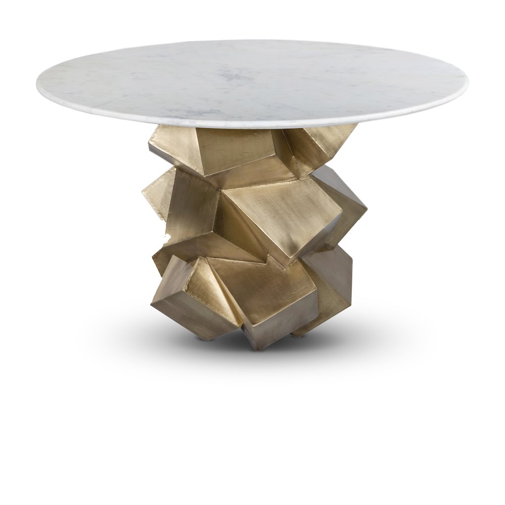 Walker White Dining Table. Picture 1