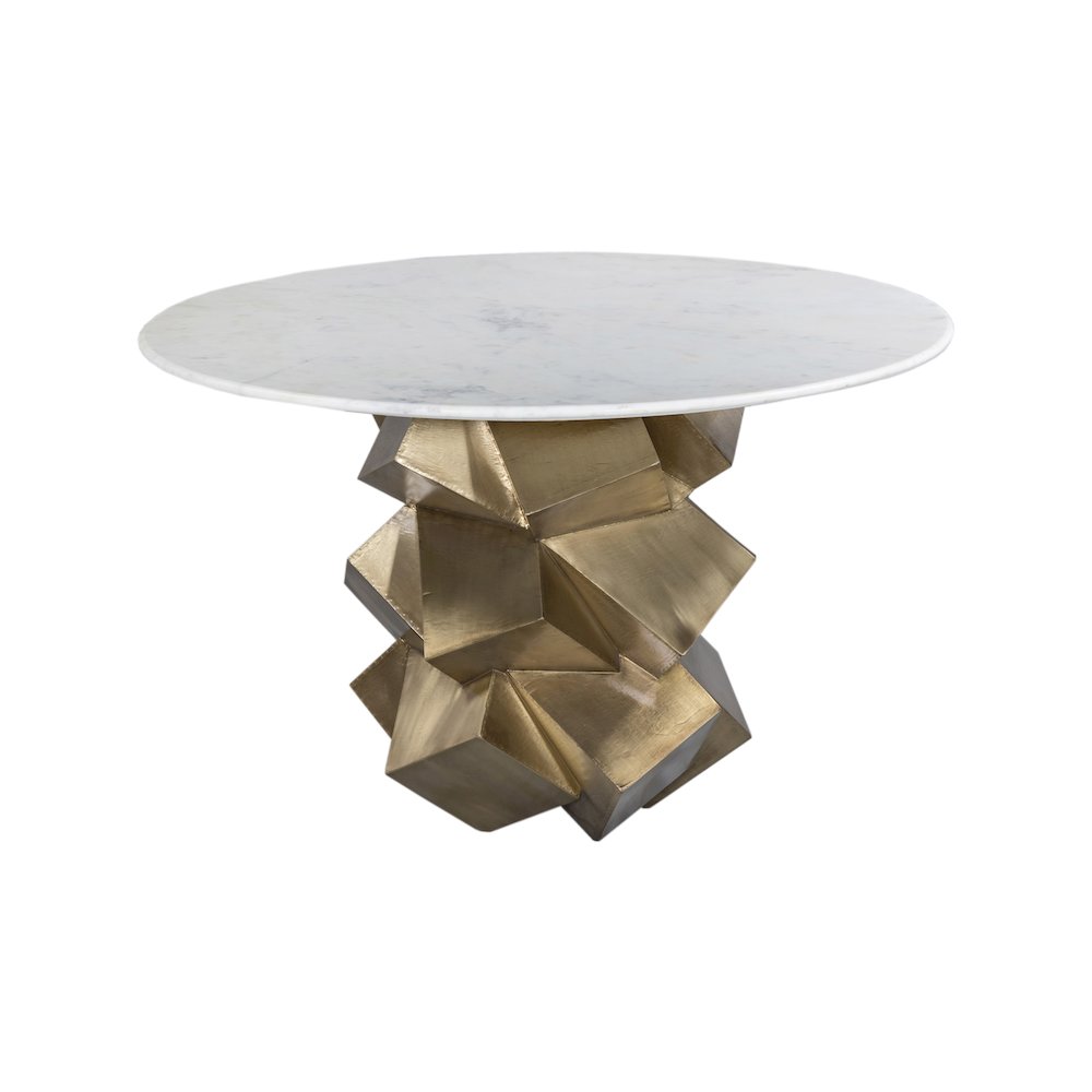 Walker White Dining Table. Picture 2
