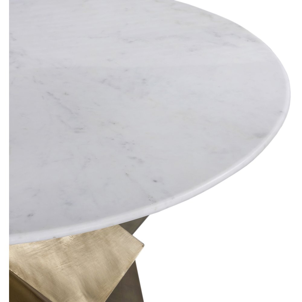 Walker White Dining Table. Picture 3