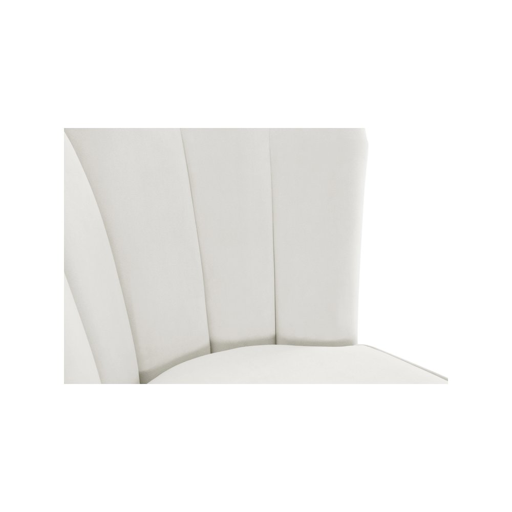 Lily Cream Velvet Stool, Set of 2. Picture 6