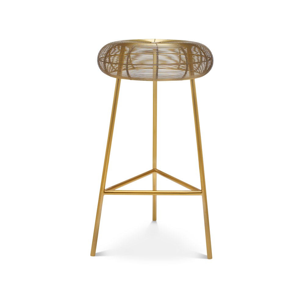 Tuscany Gold Metal Counter Stool. Picture 1