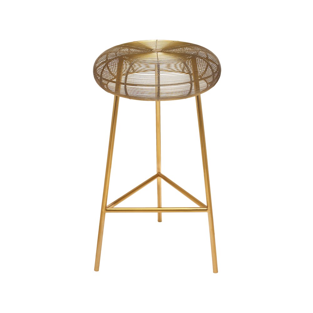 Tuscany Gold Metal Counter Stool. Picture 2