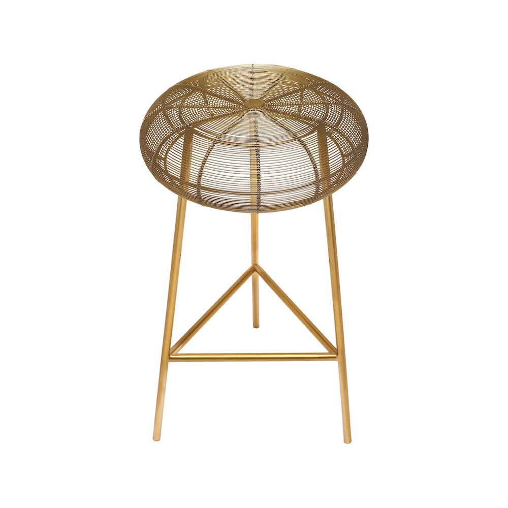 Tuscany Gold Metal Counter Stool. Picture 3