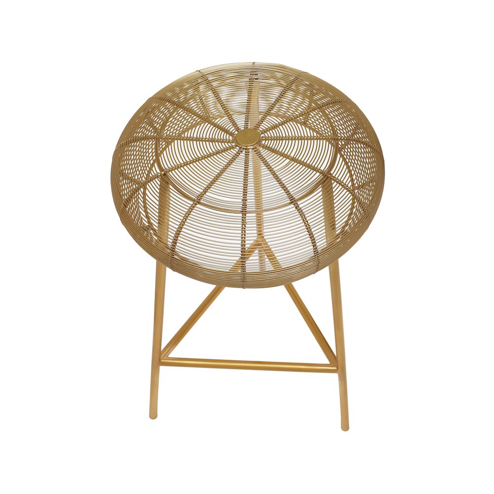 Tuscany Gold Metal Counter Stool. Picture 4
