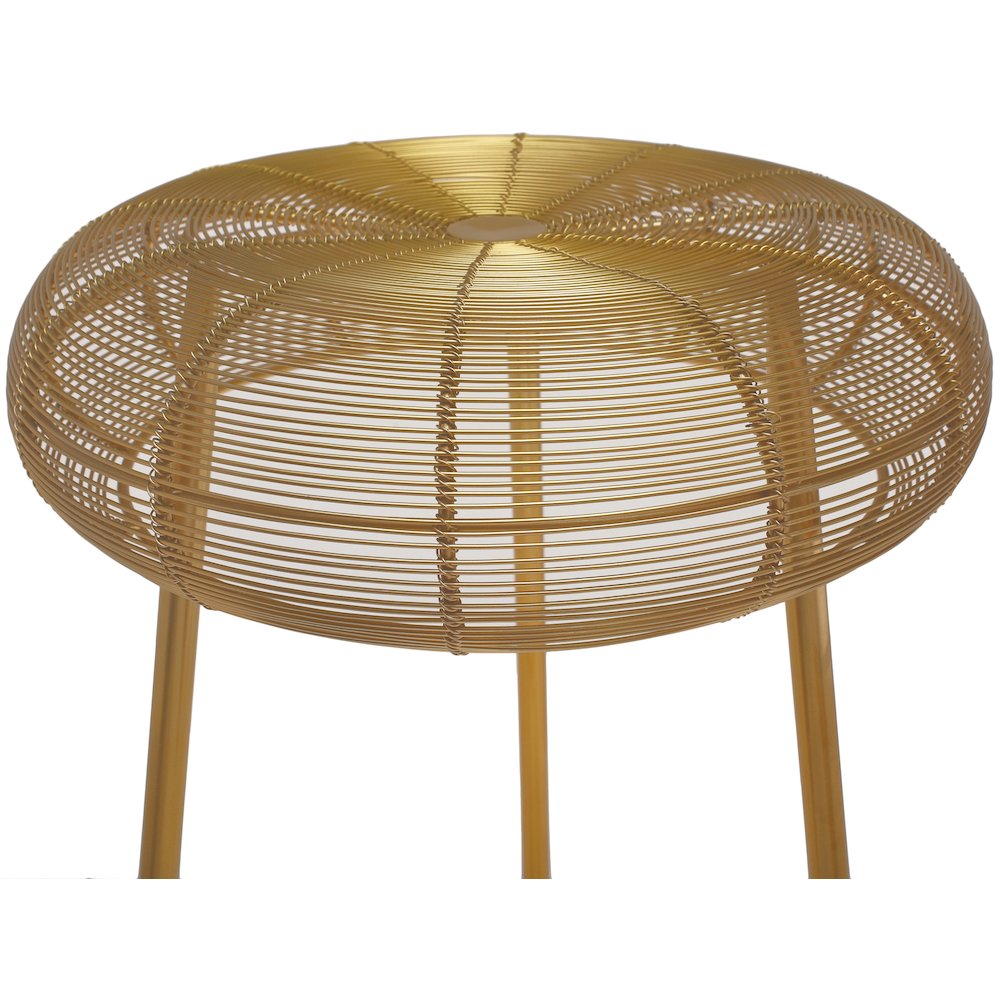 Tuscany Gold Metal Bar Stool. Picture 5