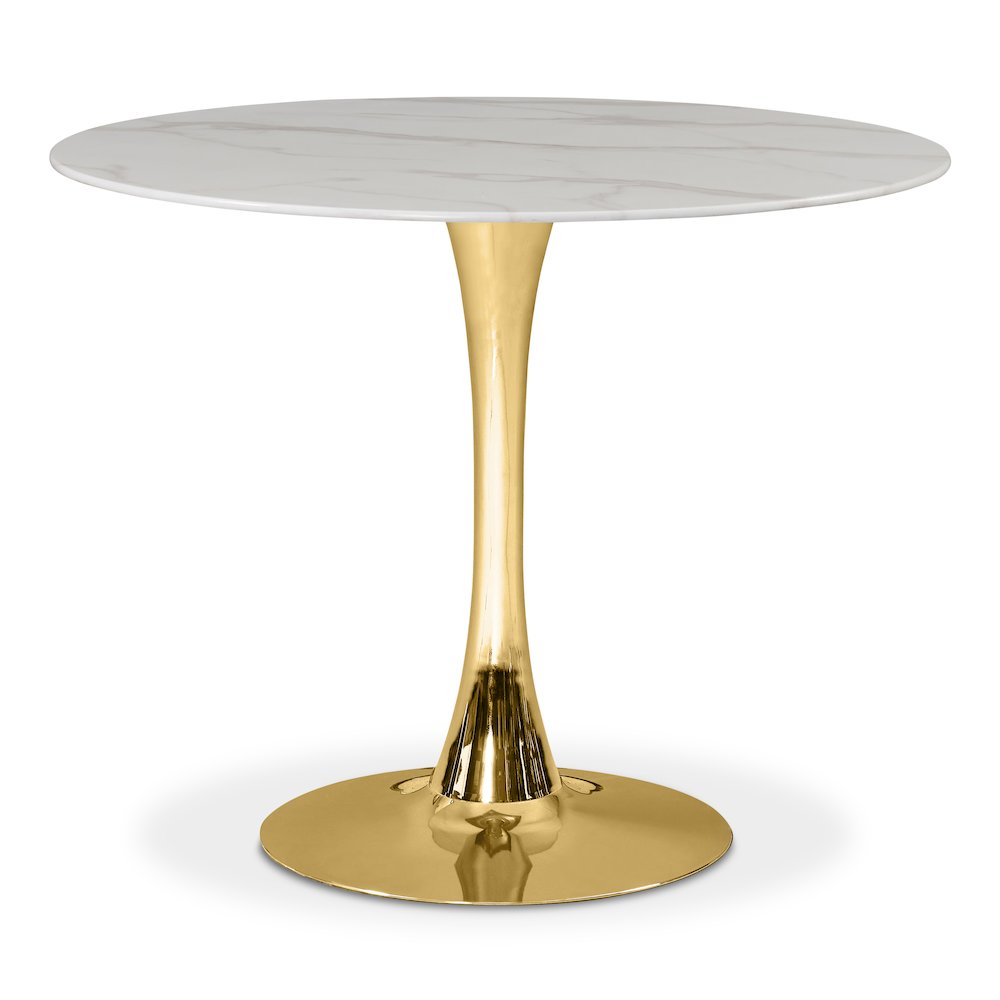 Holly Gold Dining Table. Picture 1