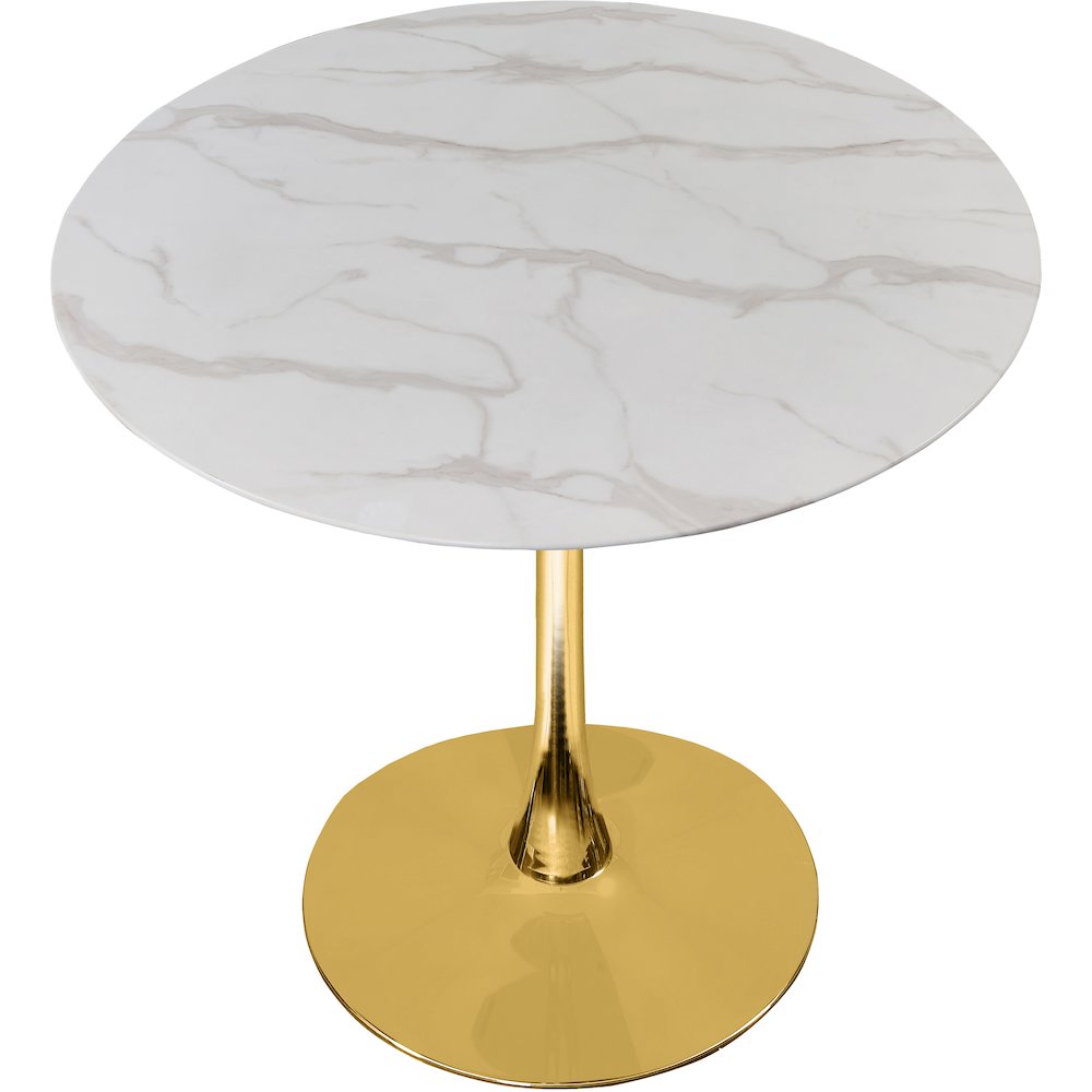 Holly Gold Dining Table. Picture 2
