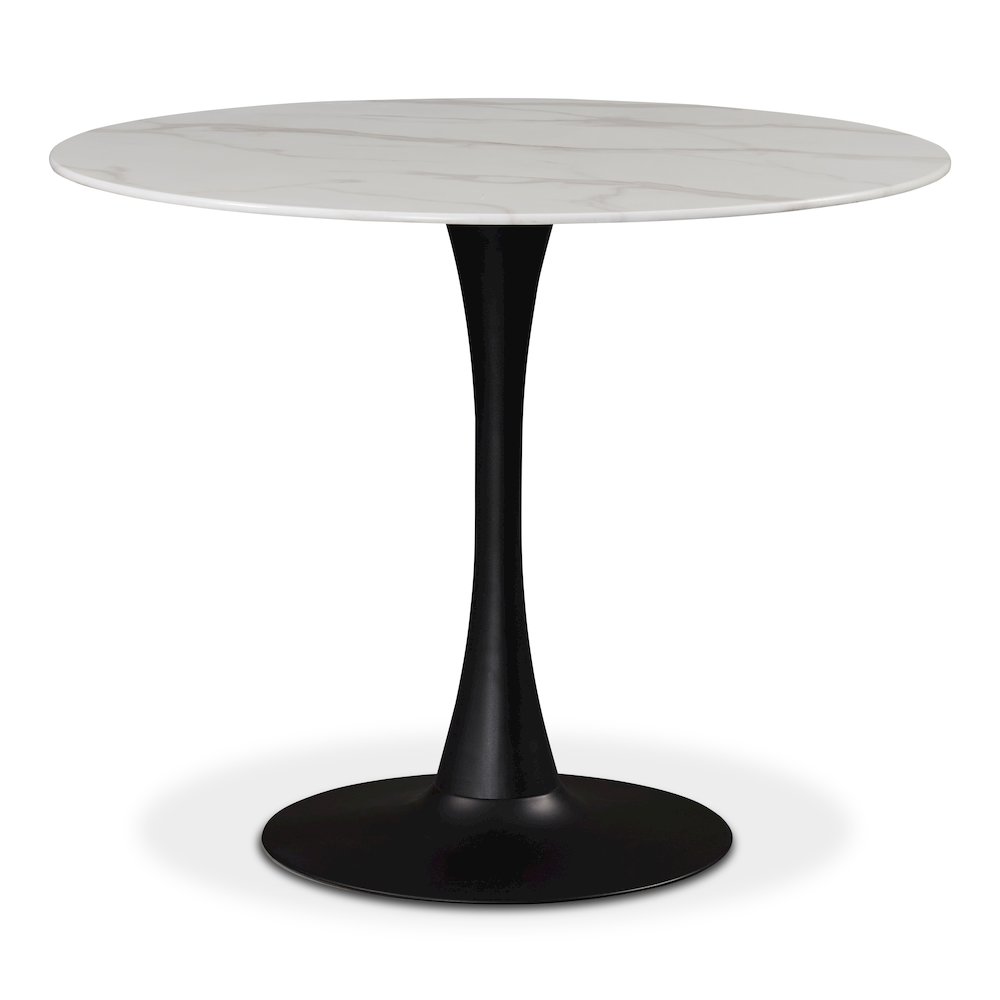 Holly Matte Black Dining Table. Picture 1