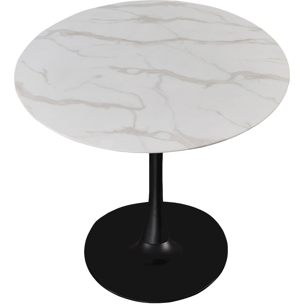 Holly Matte Black Dining Table. Picture 2