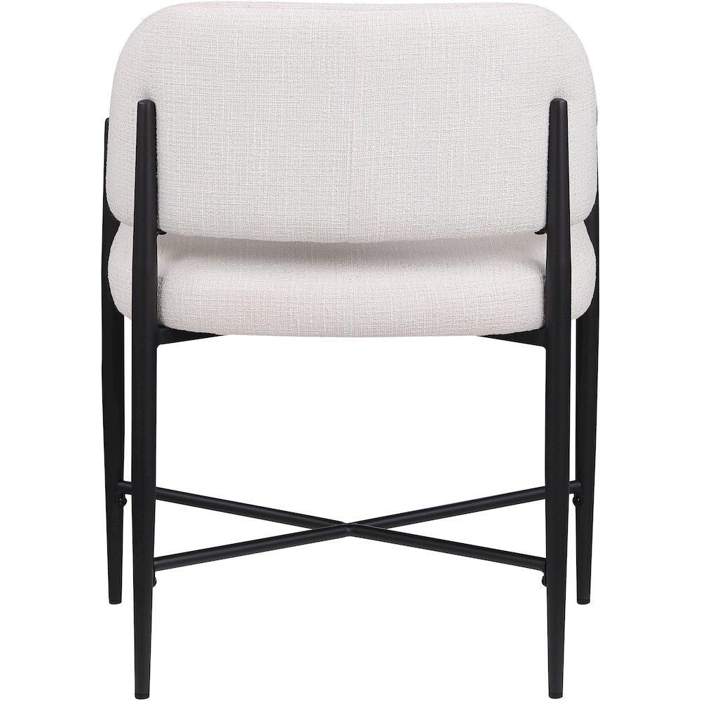 Dame Cream Fabric Upholstered Dining Chair, Set of 2. Picture 5