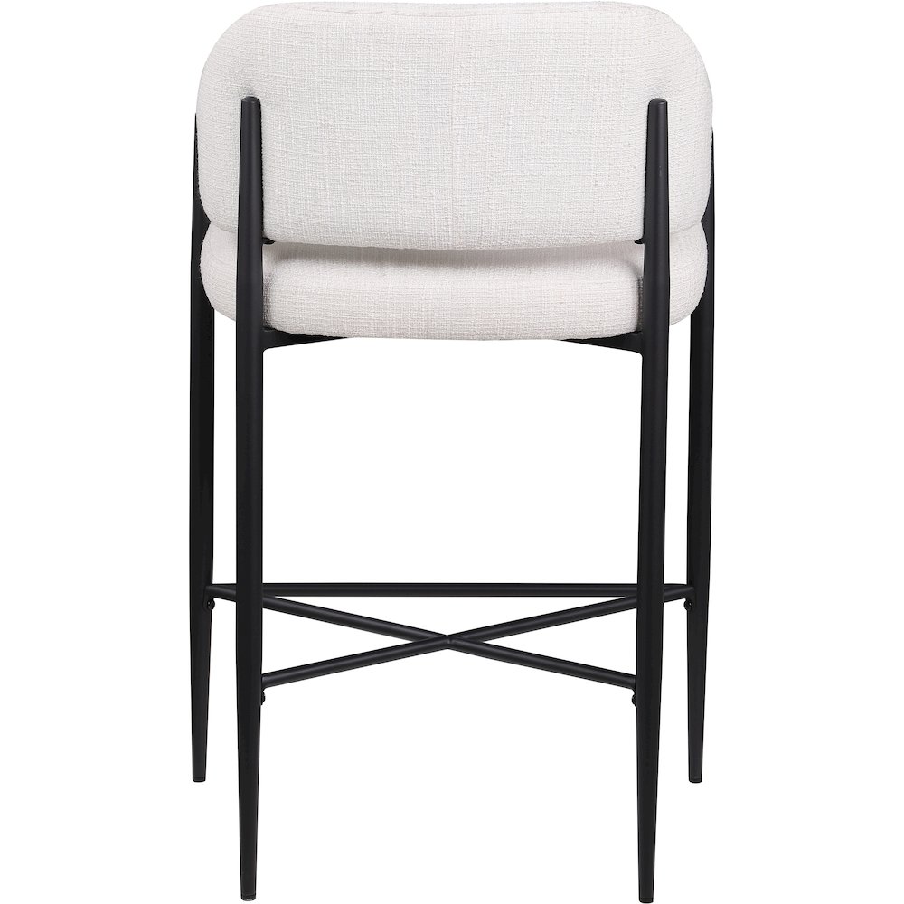 Dame Cream Fabric Upholstered Counter Stool, Set of 2. Picture 5