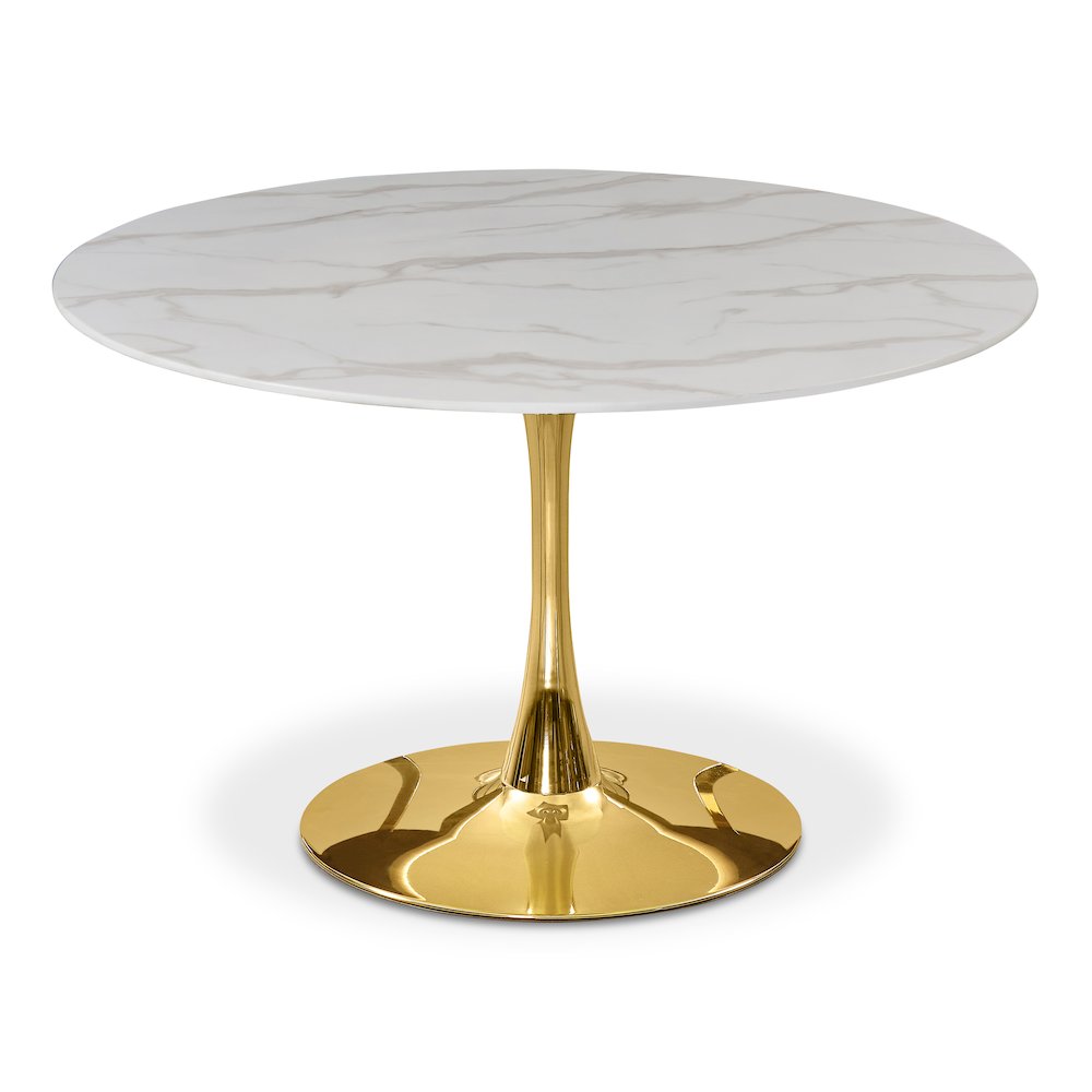 Holly Gold Dining Table. Picture 1