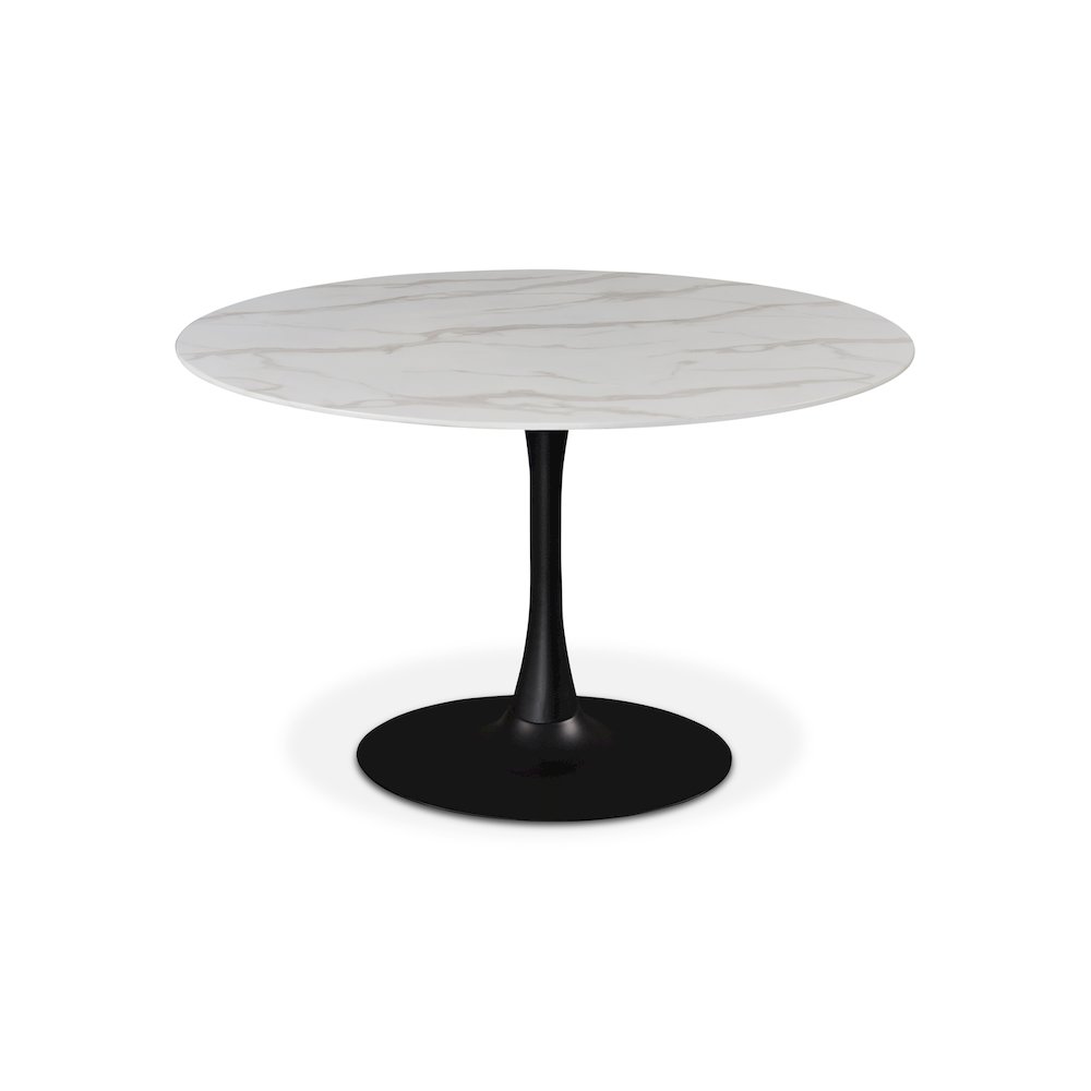 Holly Matte Black Dining Table. Picture 1