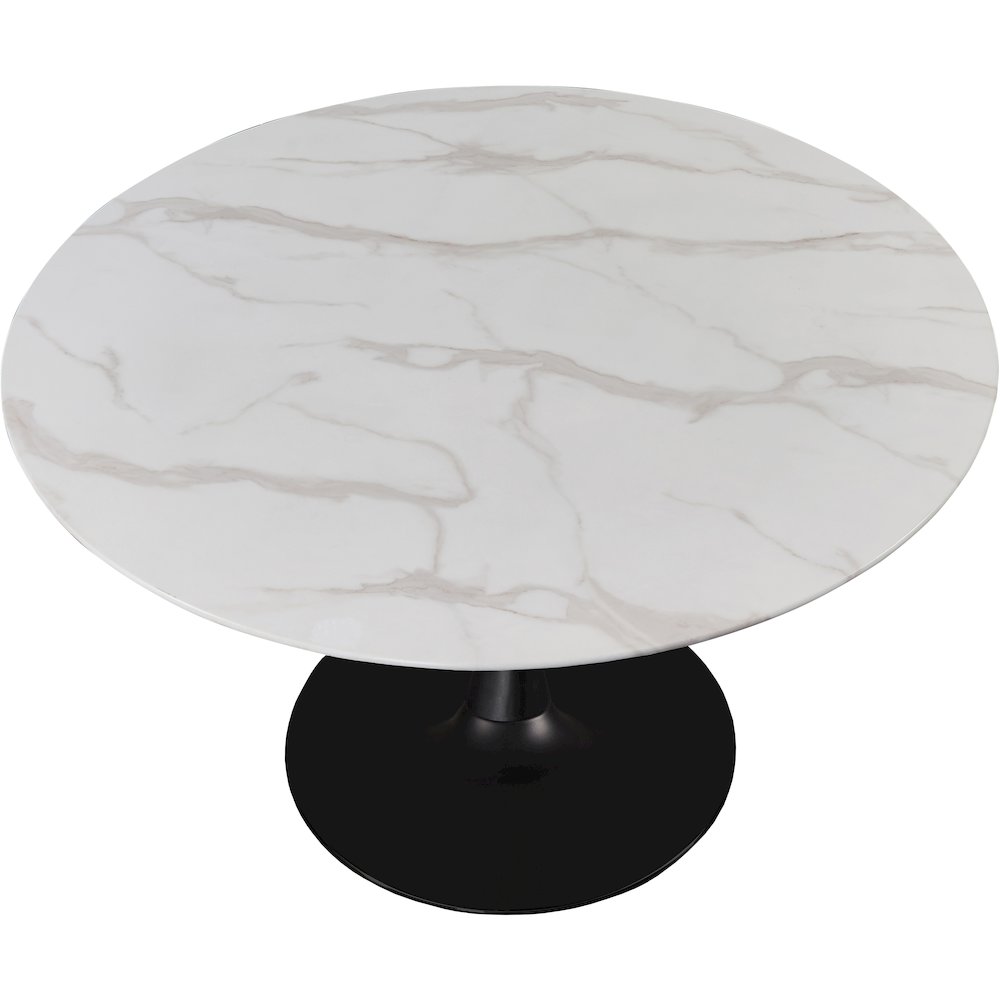 Holly Matte Black Dining Table. Picture 2