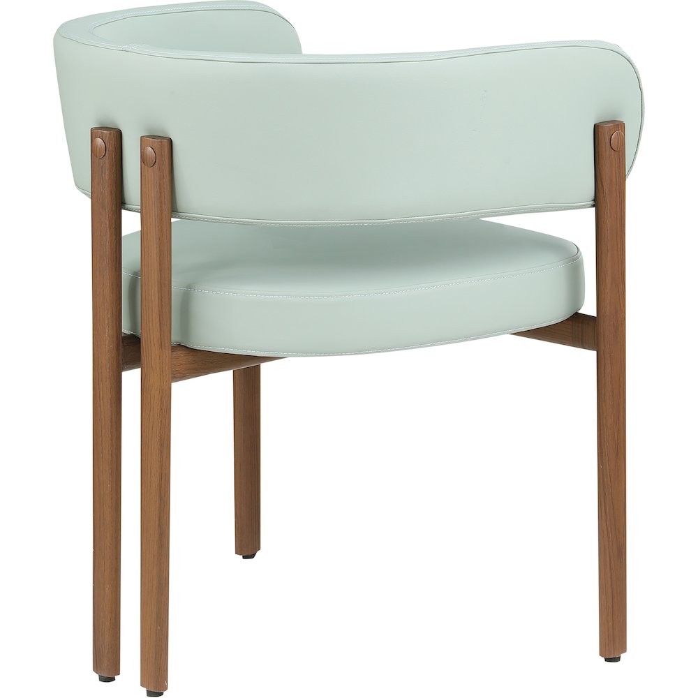 Gideon Mint Green Vegan Leather Dining Chair, Set of 2. Picture 5