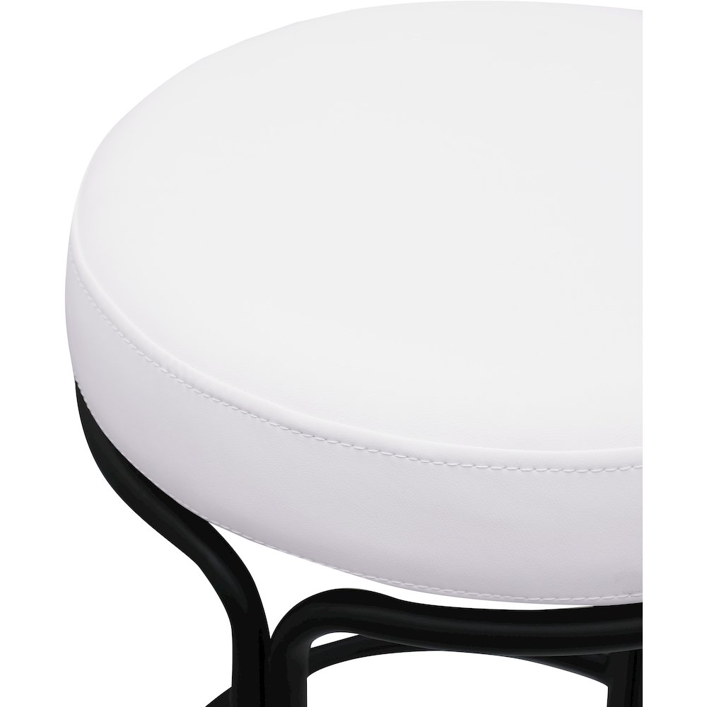 Madison Cream Vegan Leather Counter Stool, Set of 2. Picture 6