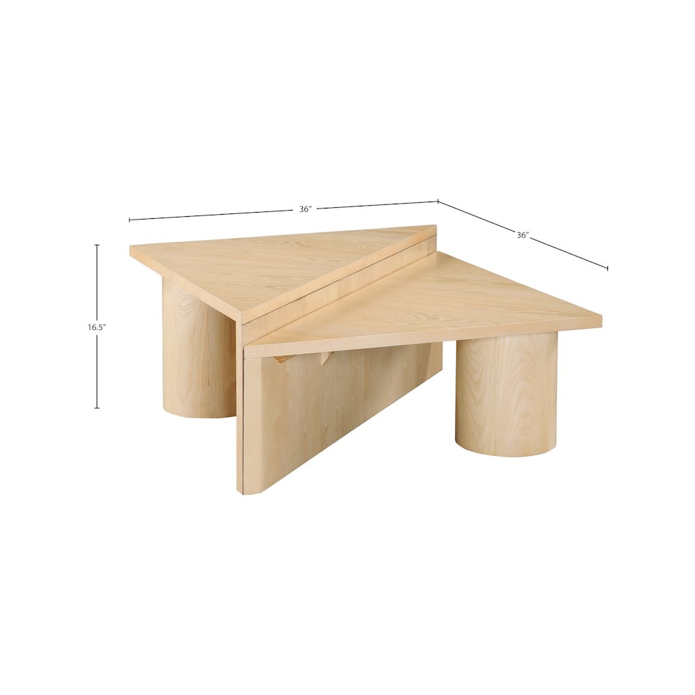 Pavillion Natural Coffee Table. Picture 5