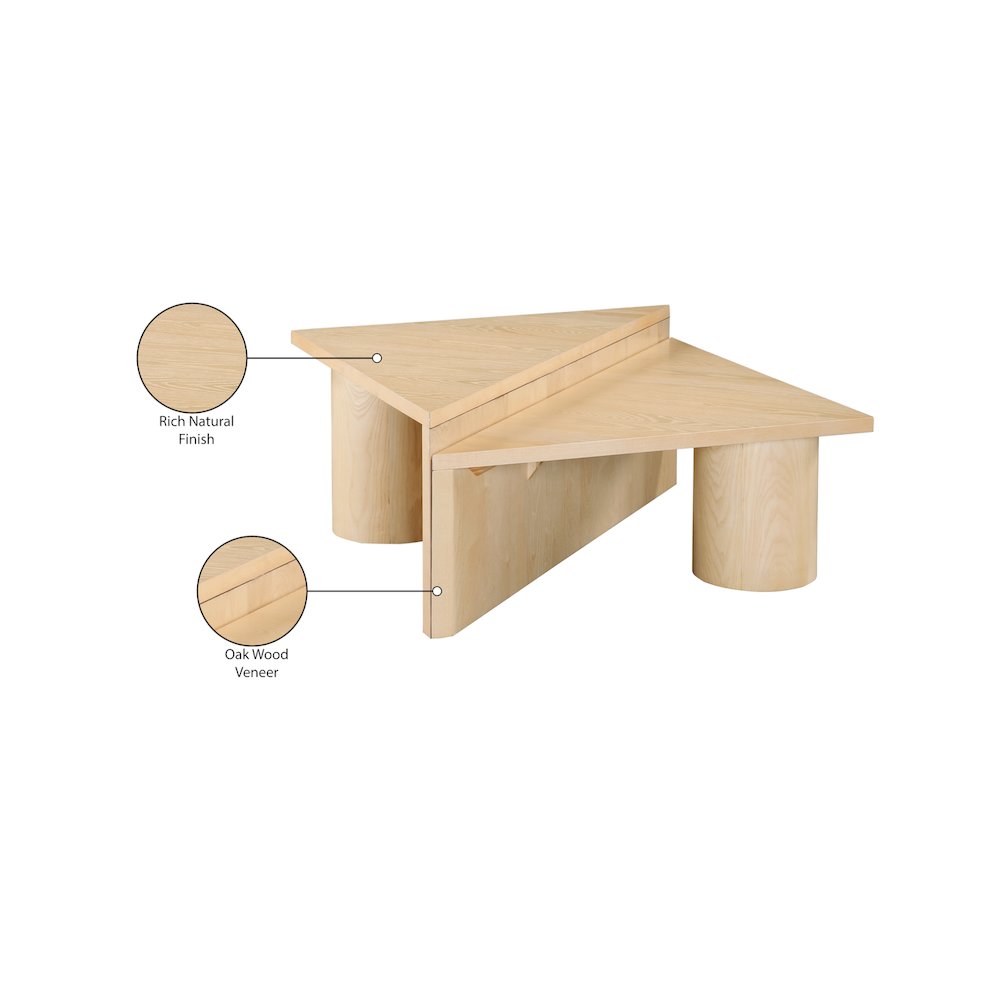 Pavillion Natural Coffee Table. Picture 6