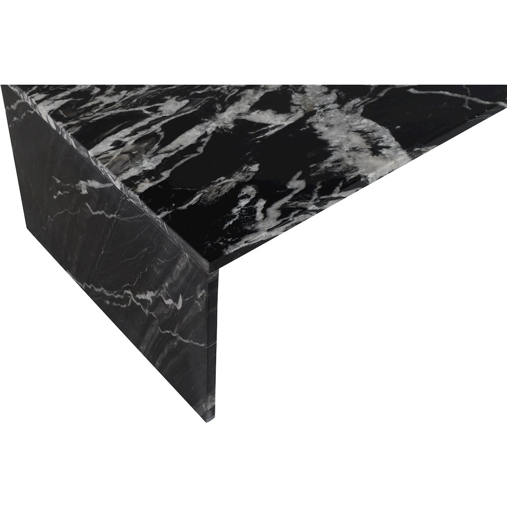 Vernazza Black Marble Coffee Table. Picture 4