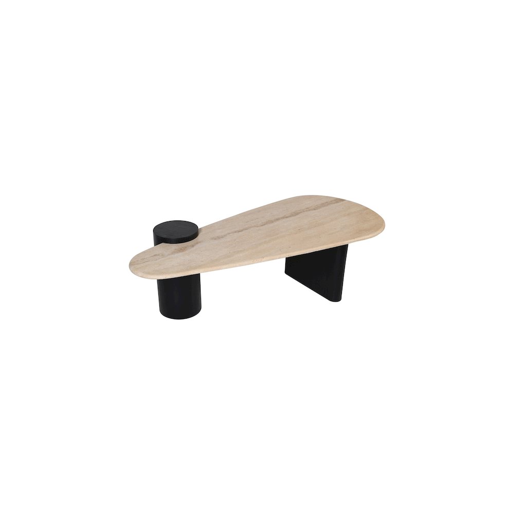 Taverna Natural / Black Coffee Table. Picture 2