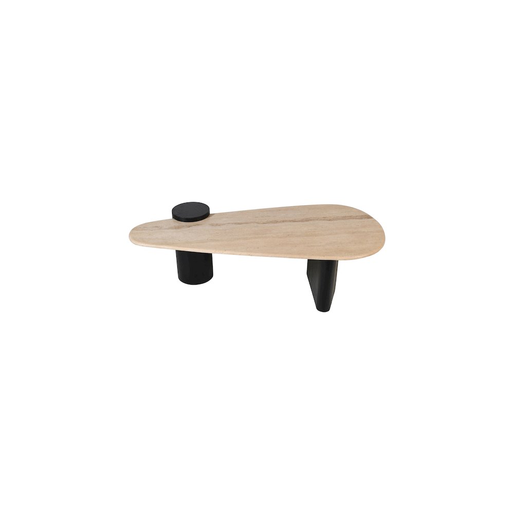 Taverna Natural / Black Coffee Table. Picture 3