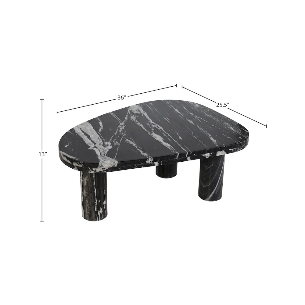Messina Black / Grey Coffee Table. Picture 6