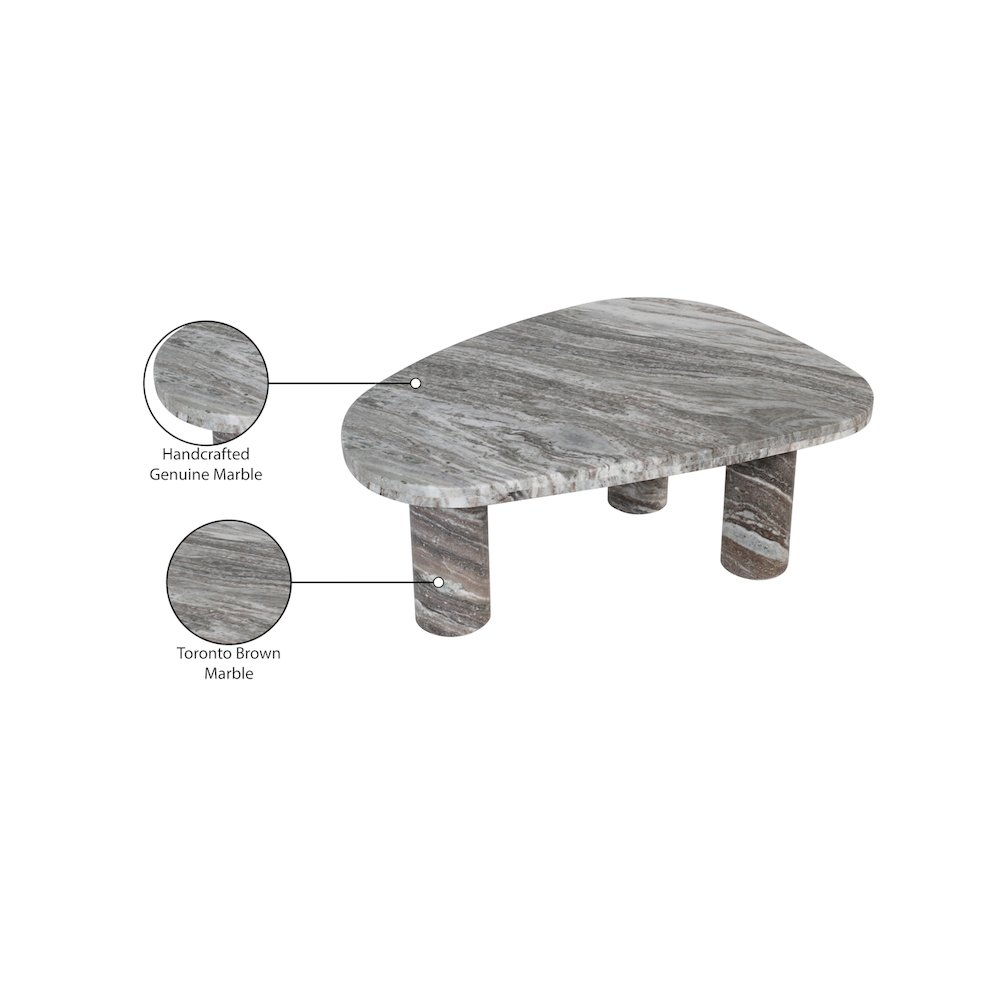 Messina Brown Coffee Table. Picture 7
