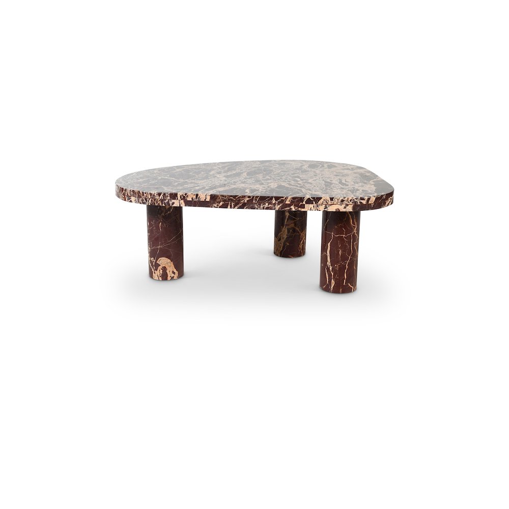 Messina Burgundy Coffee Table. Picture 1