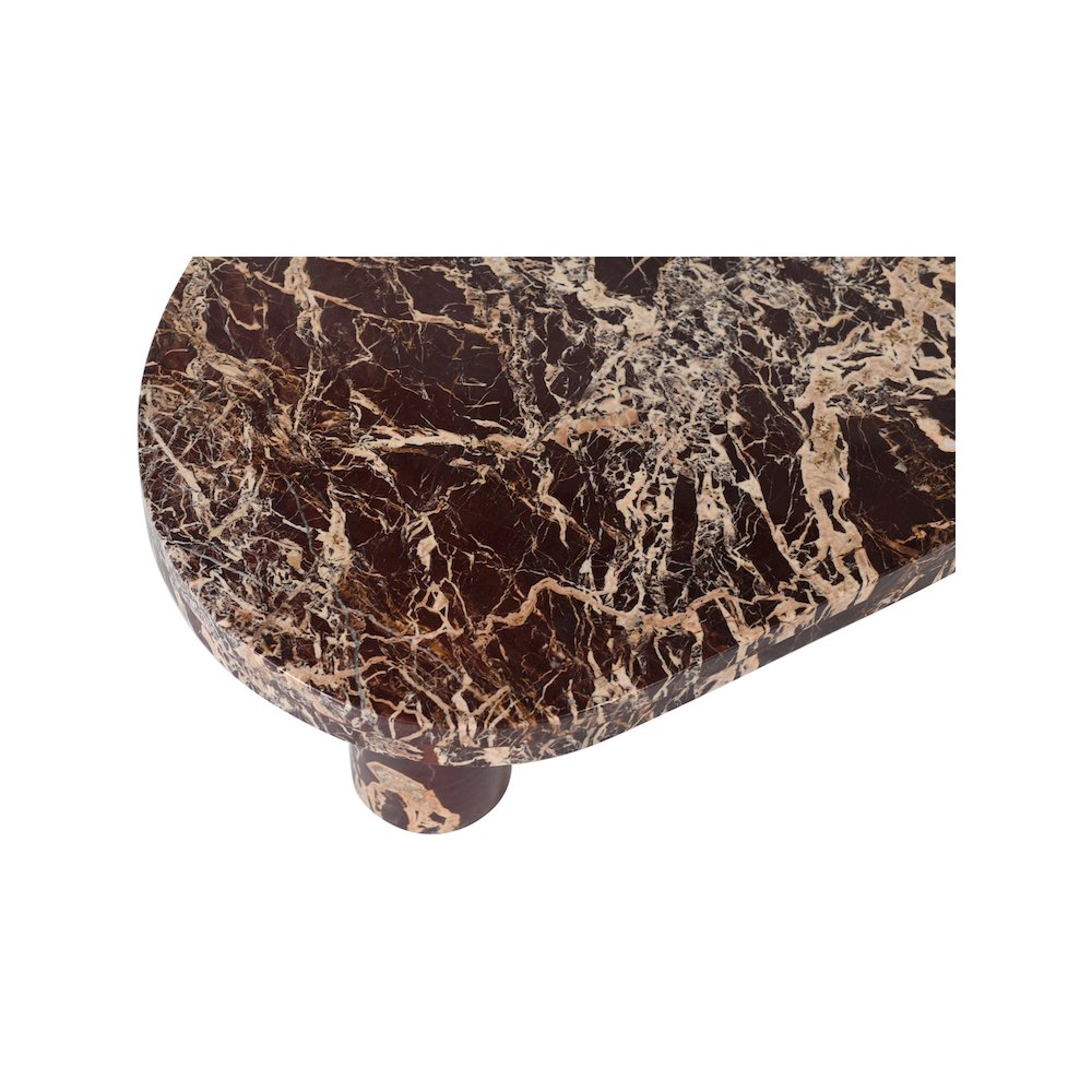 Messina Burgundy Coffee Table. Picture 5