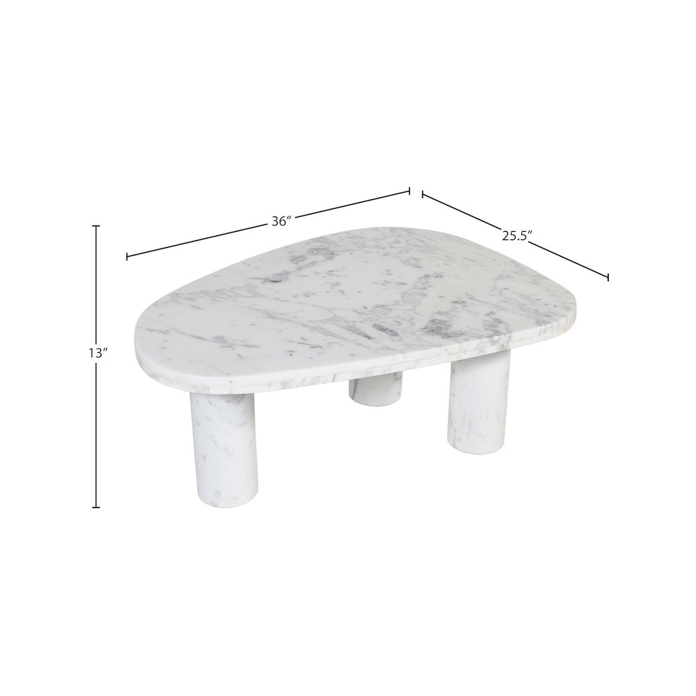 Messina White / Grey Coffee Table. Picture 6