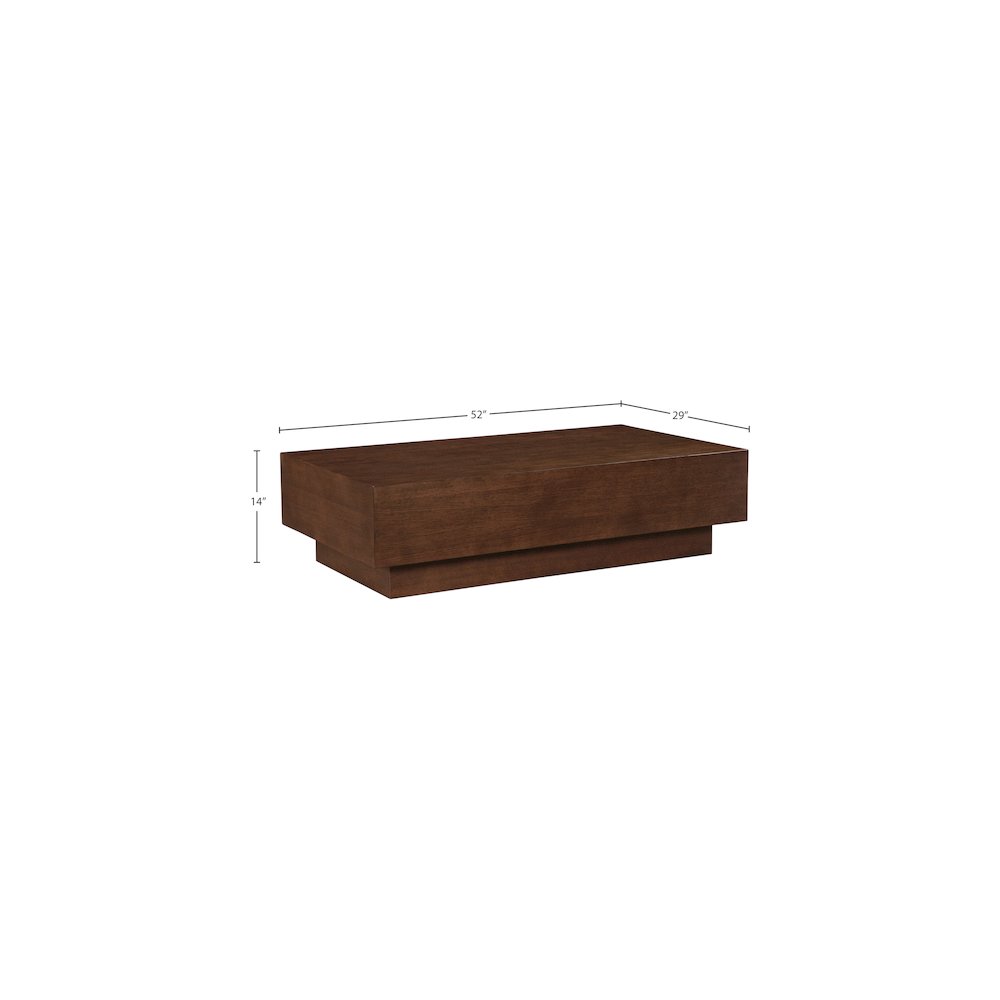 Otto Brown Coffee Table. Picture 8