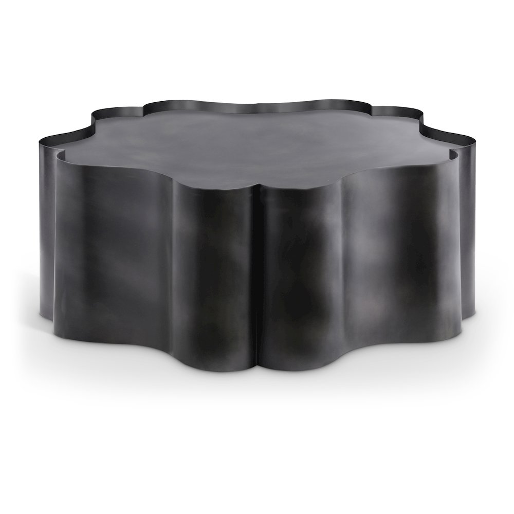 Eloise Black Iron Coffee Table. Picture 1