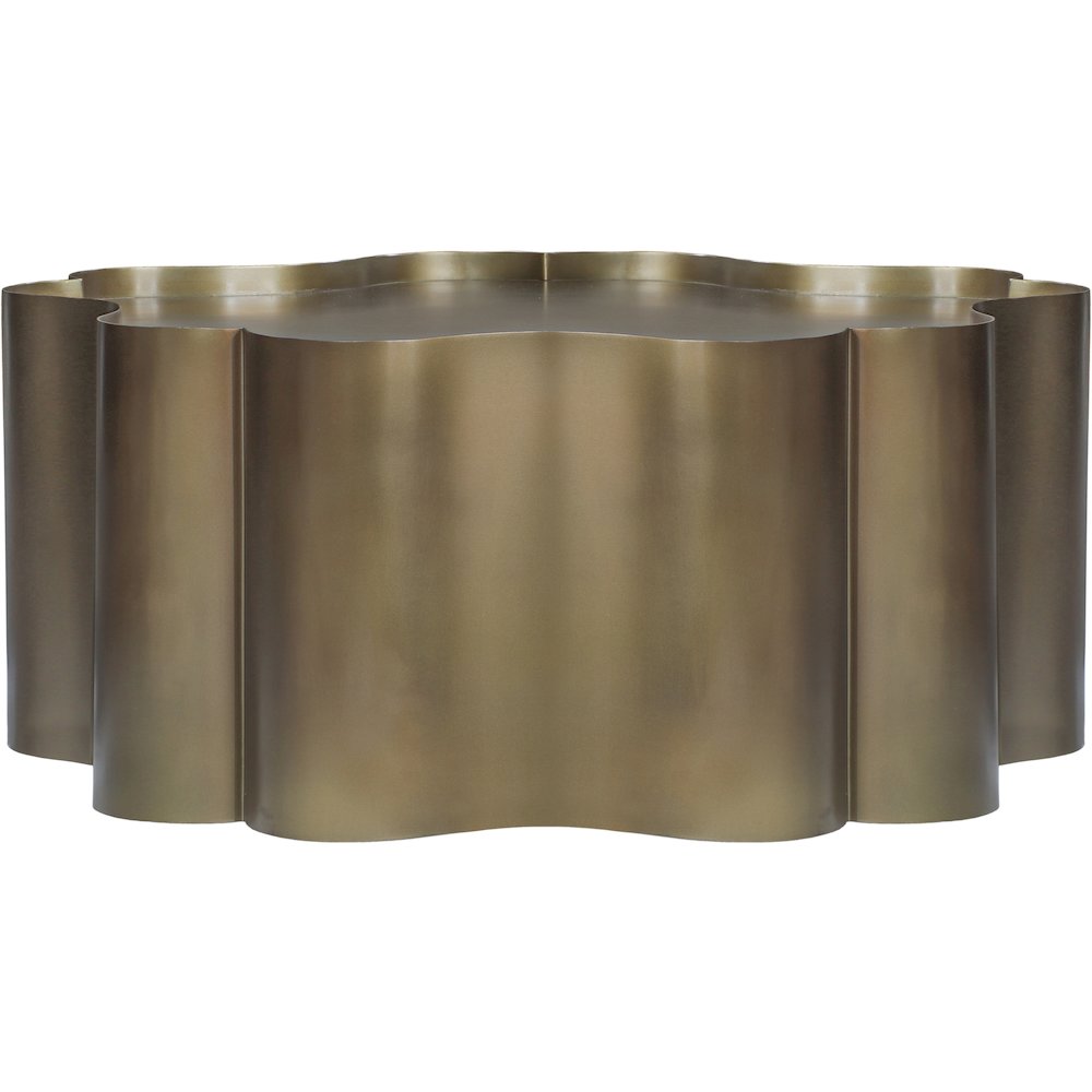 Eloise Brass Iron Coffee Table. Picture 2
