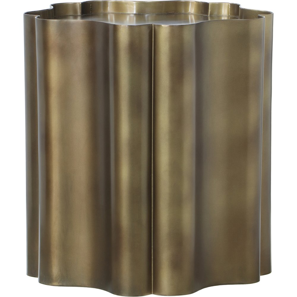 Eloise Brass Iron End Table. Picture 2