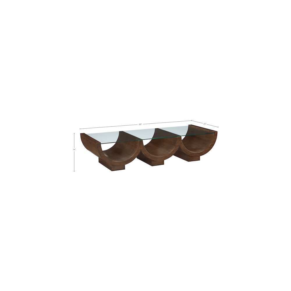 Beverwil Brown Coffee Table. Picture 5