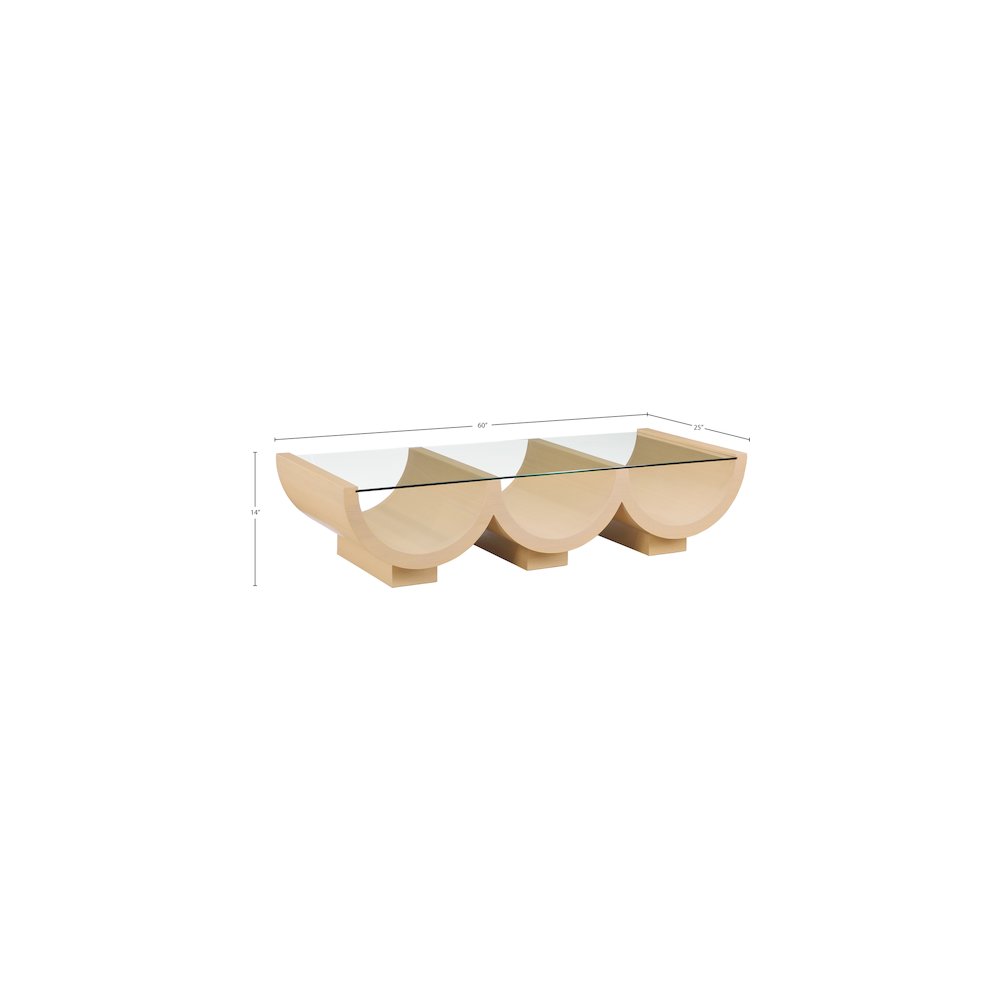 Beverwil Natural Oak Coffee Table. Picture 5
