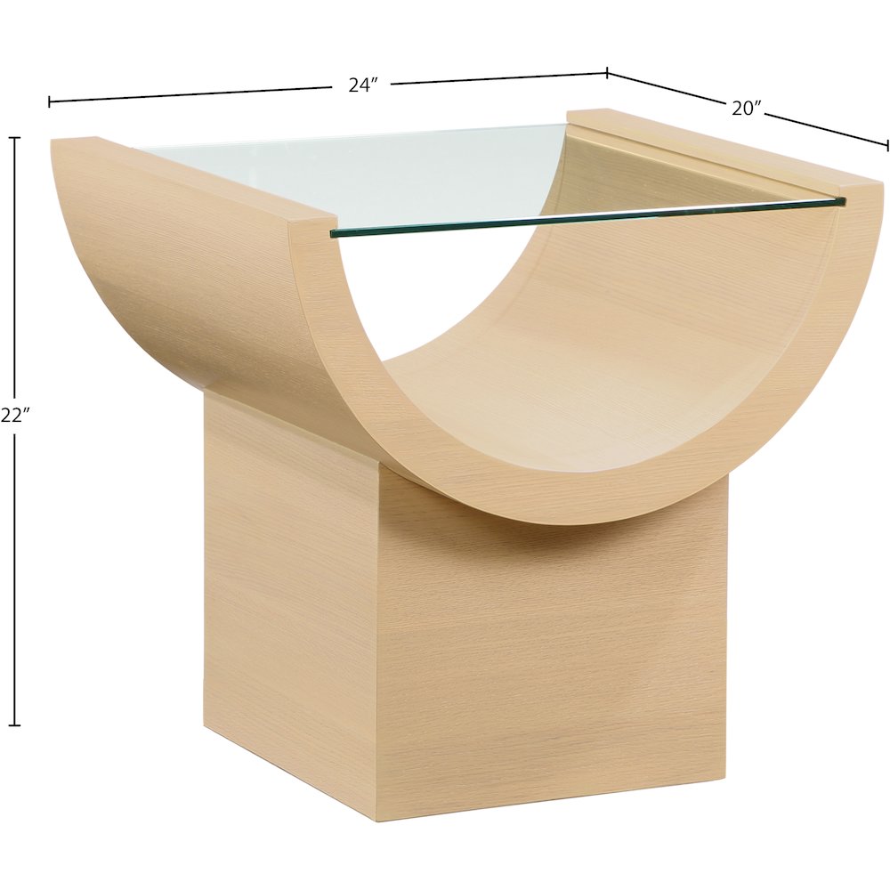 Beverwil Natural Oak End Table. Picture 5